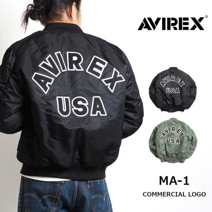 AVIREX アビレックス MA-1 フライトジャケット 中綿 バックロゴ (6102171 783-5952036 783-2952013)