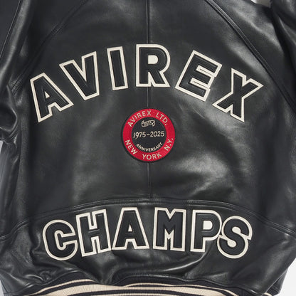 AVIREX アビレックス 50周年記念 レザージャケット 羊革 バーシティ (783-5950019)