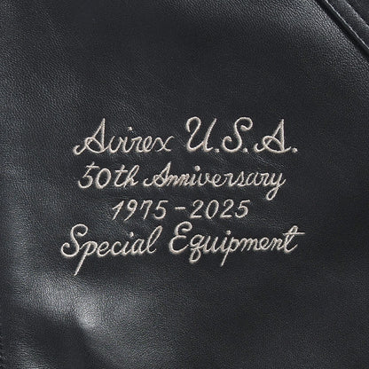 AVIREX アビレックス 50周年記念 レザージャケット 羊革 バーシティ (783-5950019)