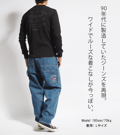 AVIREX アビレックス ペインターパンツ デニム バーシティ (783-3910010/6126155)
