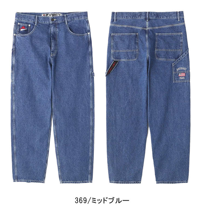 AVIREX アビレックス ペインターパンツ デニム バーシティ (783-3910010/6126155)