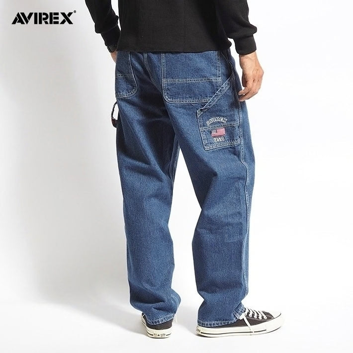 AVIREX アビレックス ペインターパンツ デニム バーシティ (783-3910010/6126155)