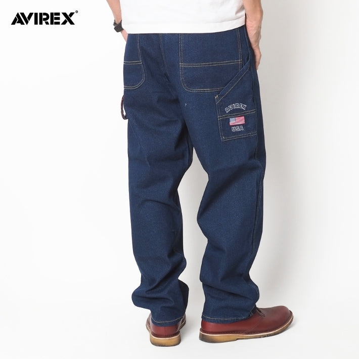 AVIREX アビレックス ペインターパンツ デニム バーシティ (783-3910010/6126155)