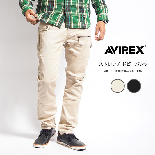 AVIREX アビレックス ドビーパンツ ストレッチ (783-1220005 6115129) メンズファッション ブランド