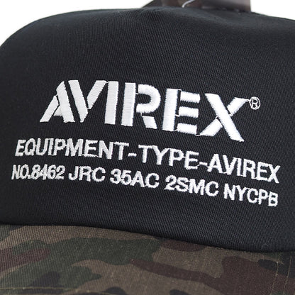 AVIREX アビレックス メッシュキャップ 深め 帽子 EQUIPMENT 刺繍 (14407300)