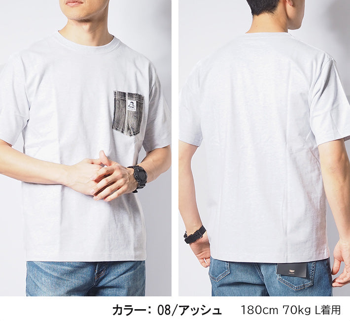 BEN DAVIS ベンデイビス Tシャツ 半袖 デニムポケット (C-25580001)