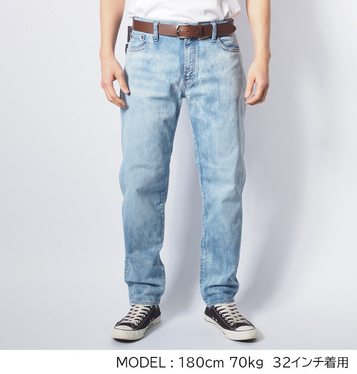 BIG JOHN ビッグジョン ジーンズ スロウレッグ ブリーチ ストレッチ 日本製 (MMM133F-544)