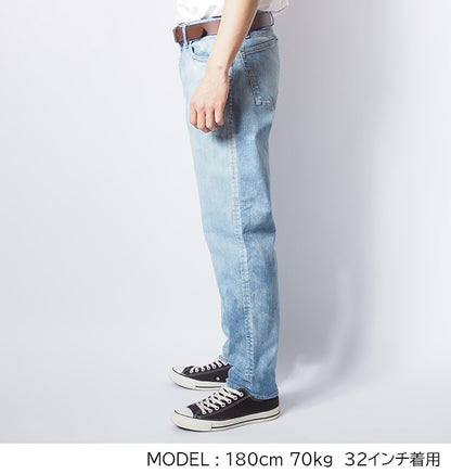 BIG JOHN ビッグジョン ジーンズ スロウレッグ ブリーチ ストレッチ 日本製 (MMM133F-544)