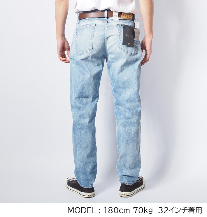 BIG JOHN ビッグジョン ジーンズ スロウレッグ ブリーチ ストレッチ 日本製 (MMM133F-544)