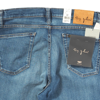 BIG JOHN ビッグジョン ジーンズ スロウレッグ 色落ち ストレッチ 日本製 (MMM133F-342)