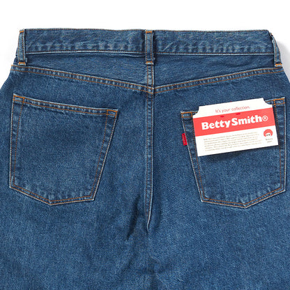 BETTY SMITH ベティスミス ワイドテーパードジーンズ デニムパンツ 日本製 (BAM-1025DM)