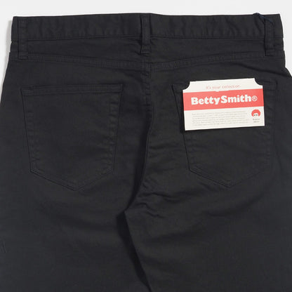 【セール26%OFF】 BETTY SMITH ベティスミス メンズ スリム テーパードパンツ ストレッチ カツラギ 日本製 (BAM-1014A)