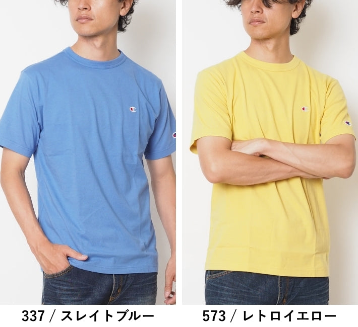 CHAMPION チャンピオン Tシャツ 半袖 ワンポイント ロゴ (C3-X352)