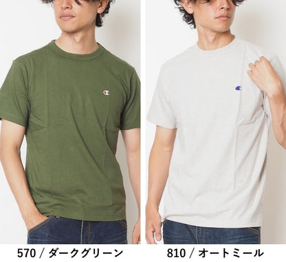 CHAMPION チャンピオン Tシャツ 半袖 ワンポイント ロゴ (C3-X352)