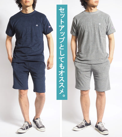 CHAMPION チャンピオン Tシャツ 半袖 パイル タオル地 (C3-X359)