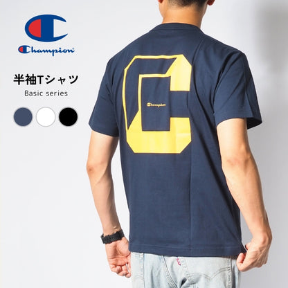 CHAMPION チャンピオン Tシャツ 半袖 ベーシック ビックCロゴ (C3-B339)