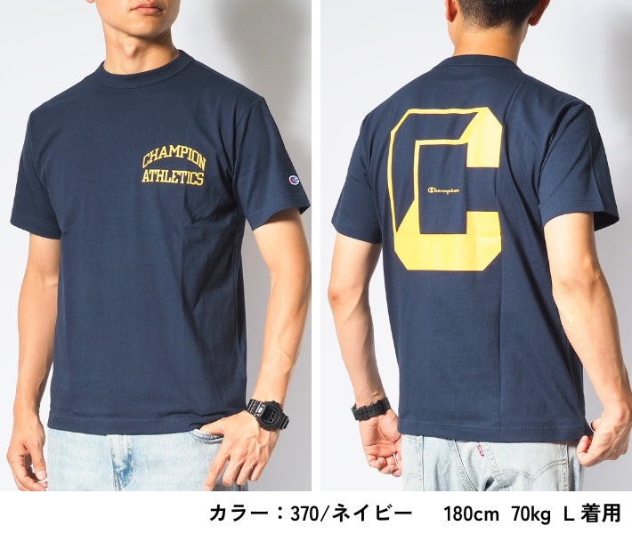CHAMPION チャンピオン Tシャツ 半袖 ベーシック ビックCロゴ (C3-B339)