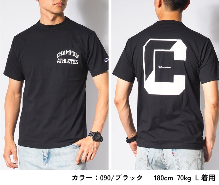 CHAMPION チャンピオン Tシャツ 半袖 ベーシック ビックCロゴ (C3-B339)