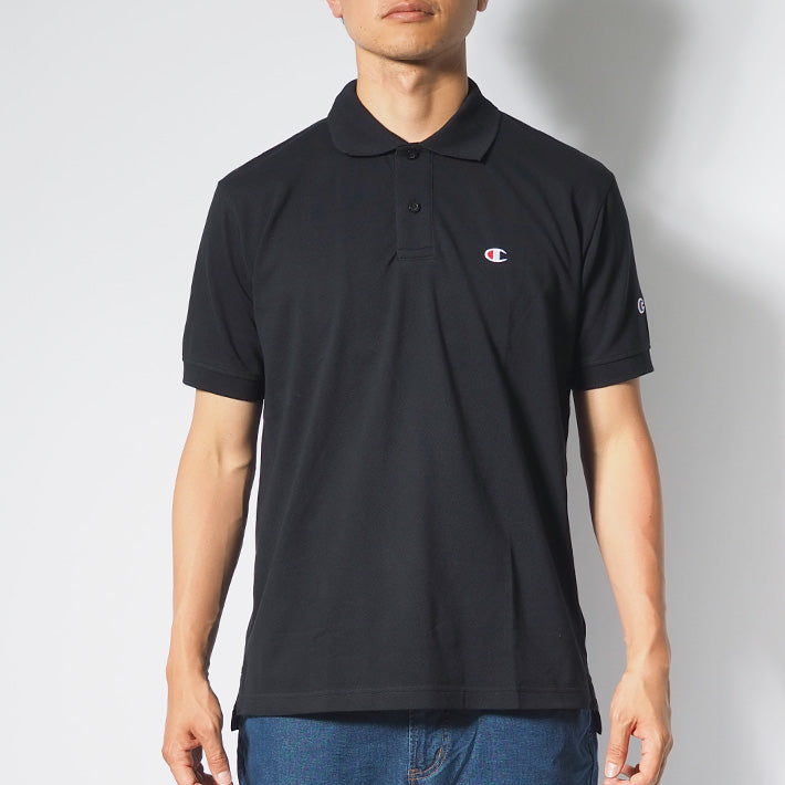 CHAMPION チャンピオン ポロシャツ 鹿の子 ワンポイントロゴ (C3-Z358)