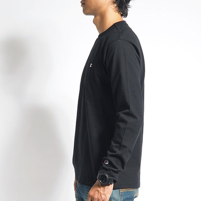 CHAMPION チャンピオン ロンT 長袖 ワンポイントロゴ (C3-Y428)