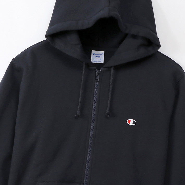 CHAMPION チャンピオン ジップパーカー 裏毛 ワンポイントロゴ (C3-Y137)