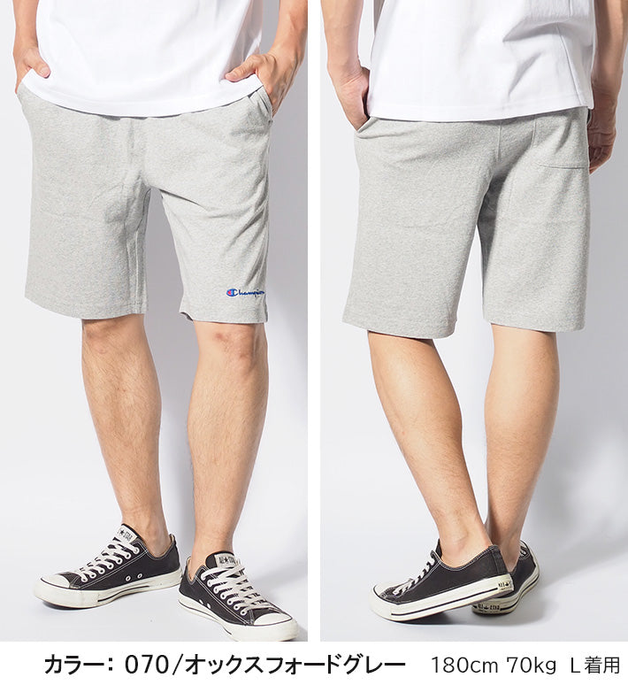 CHAMPION チャンピオン ハーフパンツ カットショーツ ベーシック スソロゴ (C3-X518)