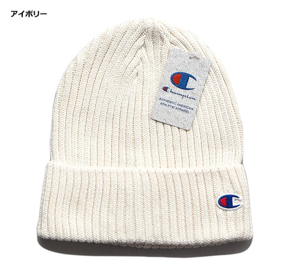 CHAMPION チャンピオン ニットキャップ リブ編み Cマーク (590-002A)