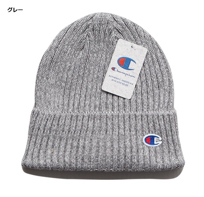 CHAMPION チャンピオン ニットキャップ リブ編み Cマーク (590-002A)