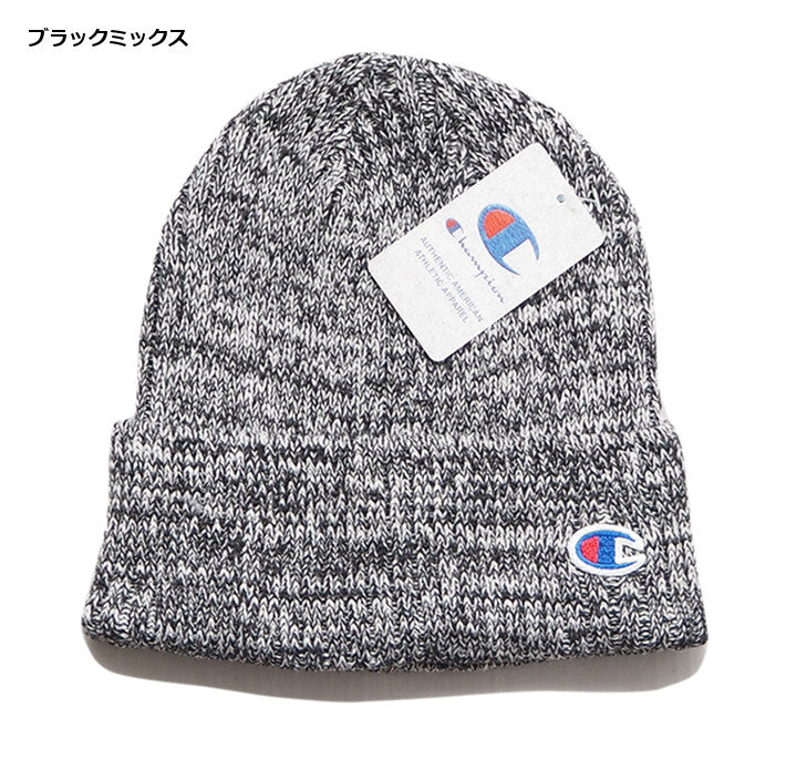 CHAMPION チャンピオン ニットキャップ リブ編み Cマーク (590-002A)