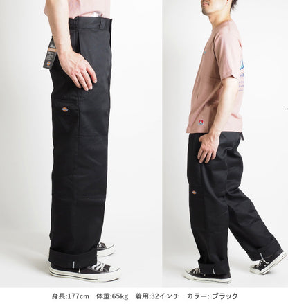 DICKIES ディッキーズ ダブルニーワークパンツ ルーズフィット レングス32 (14788800/85283)