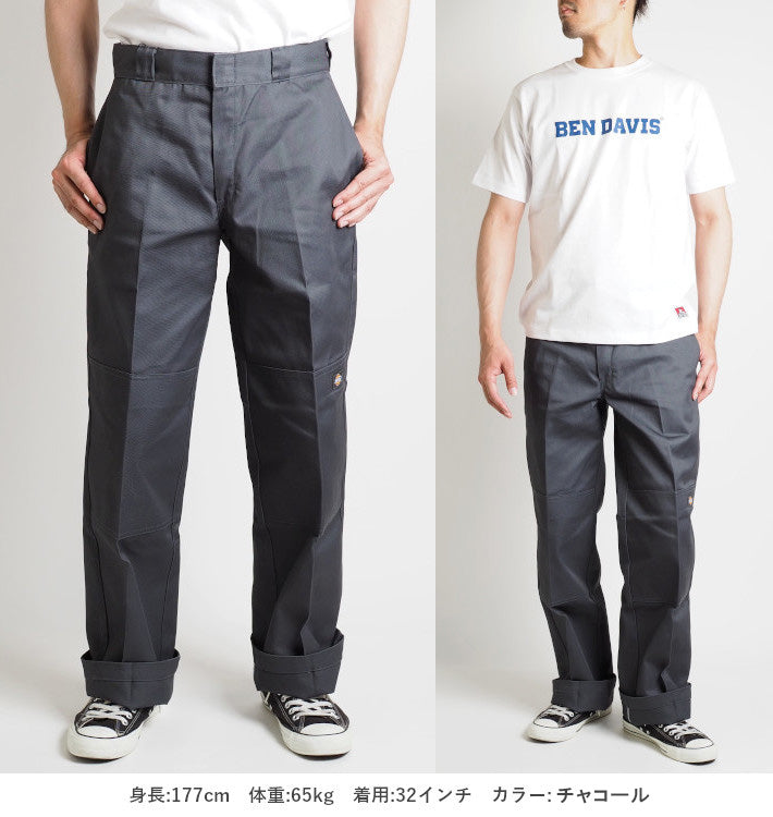 DICKIES ディッキーズ ダブルニーワークパンツ ルーズフィット レングス32 (14788800/85283)