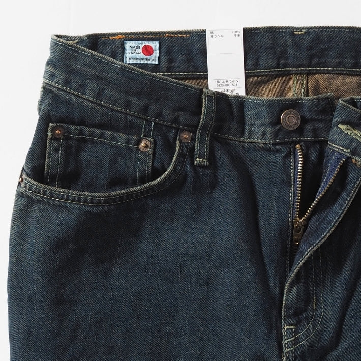 EDWIN エドウィン 403 ふつうのストレート ジーンズ デニムパンツ 綿100% 股上深め 日本製 (E403)