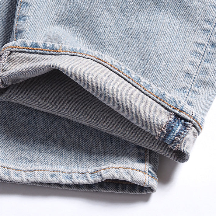 EDWIN エドウィン 503 レギュラーストレート ジーンズ ストレッチ 淡色 日本製 (E50313)