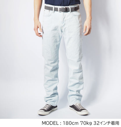 EDWIN エドウィン 403 ふつうのストレート ジーンズ デニムパンツ 綿100% 日本製 ブリーチ (E403-79)