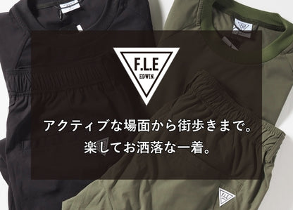 EDWIN エドウィン F.L.E ジョガーパンツ ストレッチ 軽量 撥水 (ES902)