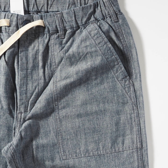 EDWIN エドウィン EASY WEAR イージーベイカーパンツ シャンブレー リップストップ (EEW04)