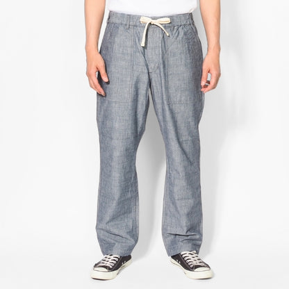 EDWIN エドウィン EASY WEAR イージーベイカーパンツ シャンブレー リップストップ (EEW04)