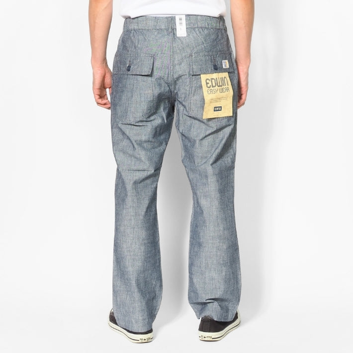 EDWIN エドウィン EASY WEAR イージーベイカーパンツ シャンブレー リップストップ (EEW04)