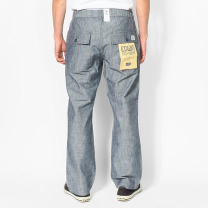 EDWIN エドウィン EASY WEAR イージーベイカーパンツ シャンブレー リップストップ (EEW04)