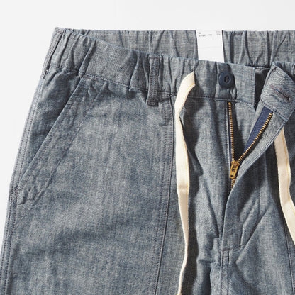 EDWIN エドウィン EASY WEAR イージーベイカーパンツ シャンブレー リップストップ (EEW04)