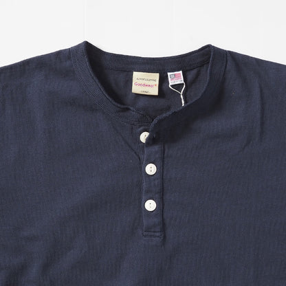 Goodwear グッドウェア Tシャツ 半袖 ヘンリーネック レギュラー USAコットン (2W7-2522)