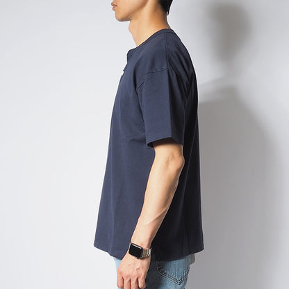 Goodwear グッドウェア Tシャツ 半袖 ヘンリーネック レギュラー USAコットン (2W7-2522)