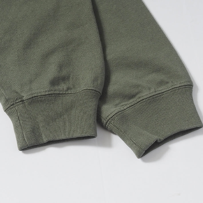 Goodwear グッドウェア ロンT 長袖 ヘンリーネック ビッグシルエット USAコットン (2W7-61206)