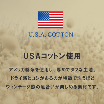 Goodwear グッドウェア ロンT 長袖 ヘンリーネック ビッグシルエット USAコットン (2W7-61206)