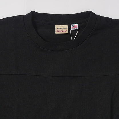 Goodwear グッドウェア ロンT 七分袖 フットボール ビッグシルエット USAコットン (2W7-0505)