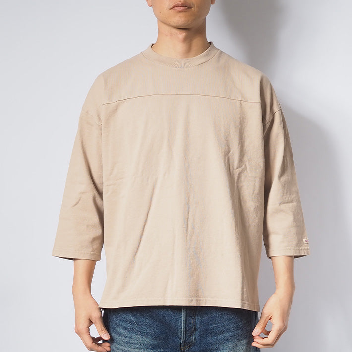 Goodwear グッドウェア ロンT 七分袖 フットボール ビッグシルエット USAコットン (2W7-0505)