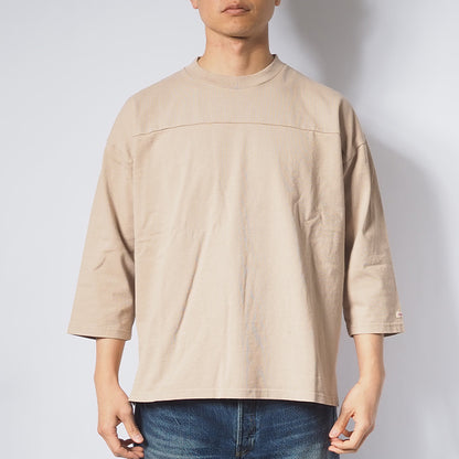 Goodwear グッドウェア ロンT 七分袖 フットボール ビッグシルエット USAコットン (2W7-0505)