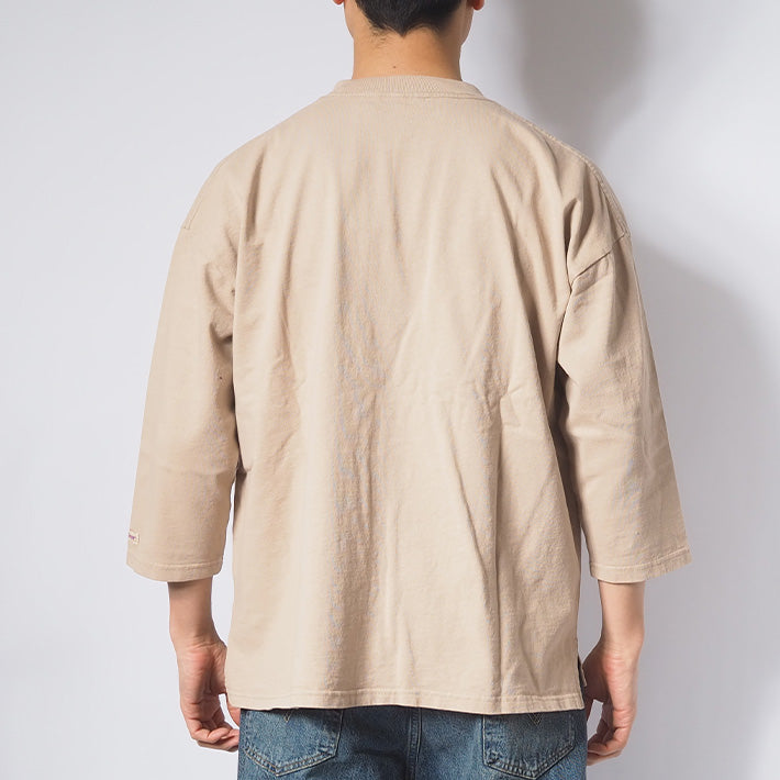 Goodwear グッドウェア ロンT 七分袖 フットボール ビッグシルエット USAコットン (2W7-0505)