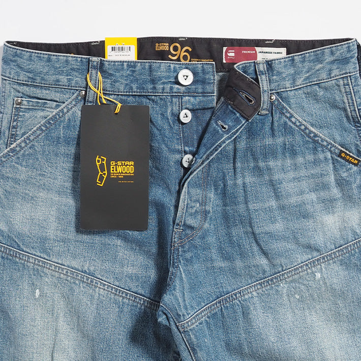 G-STAR ジースター ELWOOD 5620 レギュラー 3Dデニム 立体 レングス30 ペンキ (D23699-D544-G338)