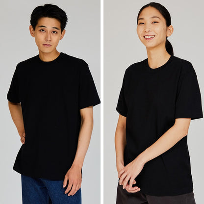 HANES ヘインズ KURO クロ クルーネックTシャツ 半袖 無地 厚手 (HM1-D202)